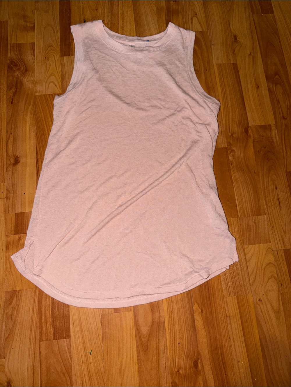 Athleta Light Pink Tank Top - Scoop Neck Performance Tee